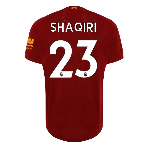 Camiseta Liverpool NO.23 Shaqiri Primera equipación 2019-2020 Rojo